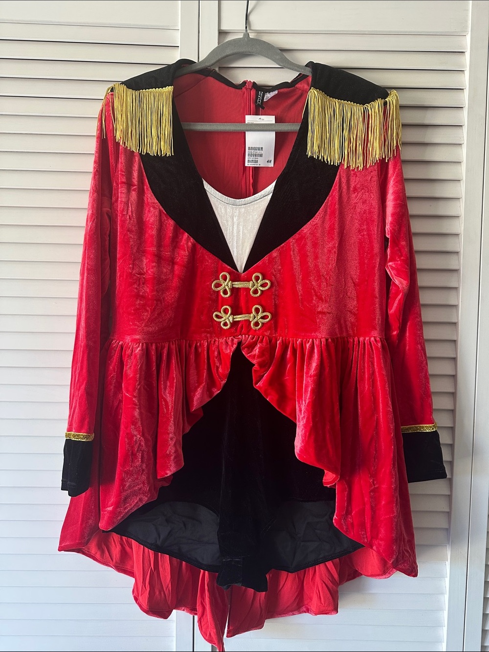 NWT H&M Halloween Circus Ring Leader Costume